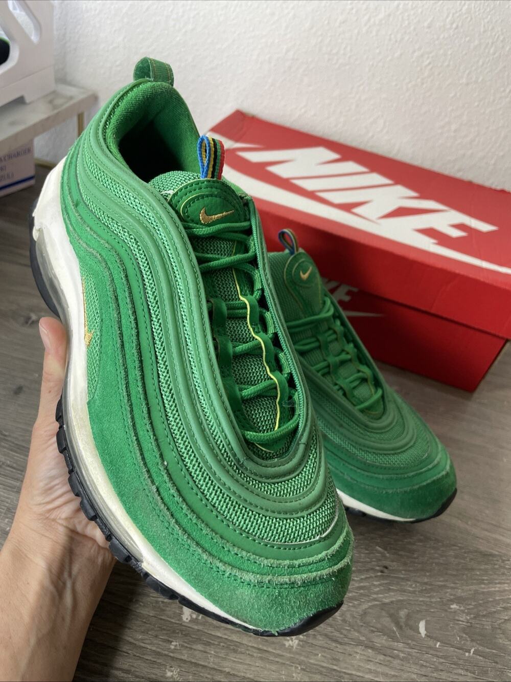 Size 8 - Nike Air Max 97 QS Olympic Rings - Green